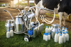 Cow Double Milking Machine
