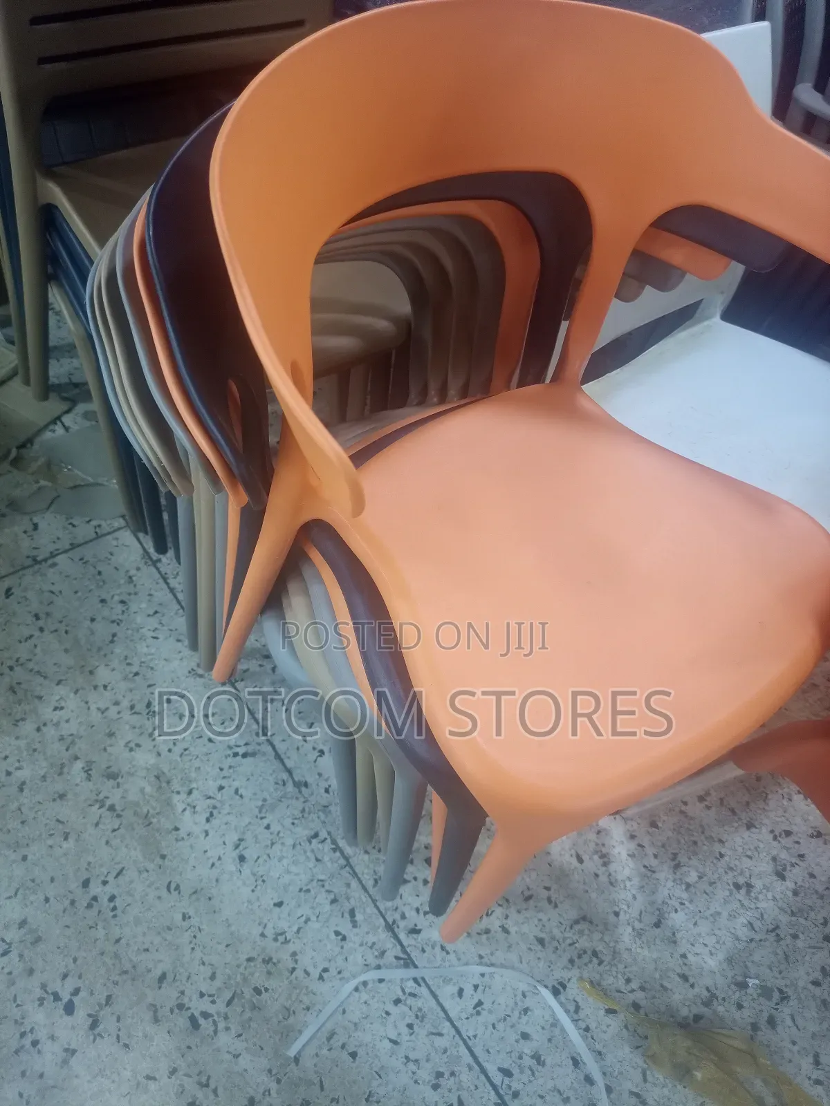 Stackable Plastic Dining or Cafe Chairs