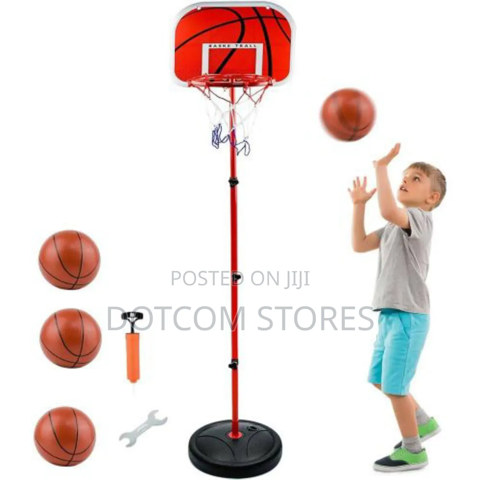 Adjustable Kids Basketball Hoop