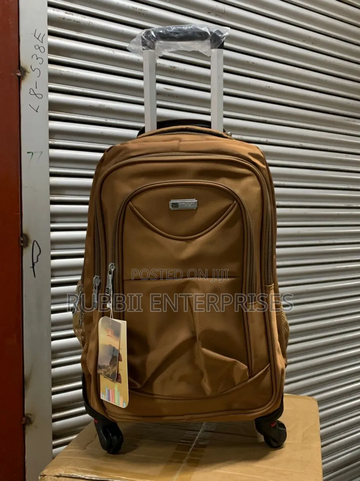 Trolley Back Pack ~ Brown