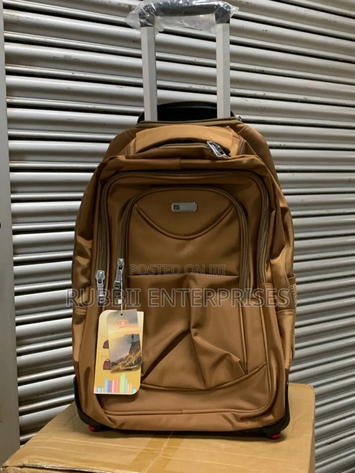 Trolley Back Pack ~ Brown