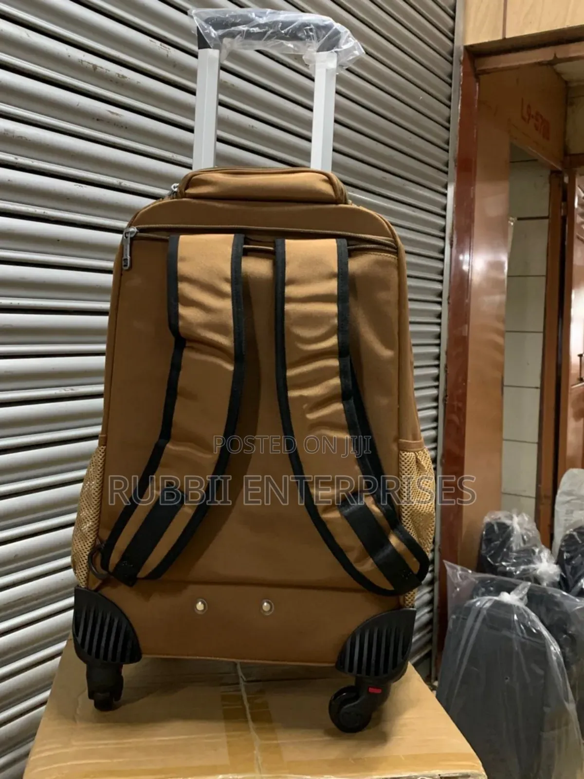 Trolley Back Pack ~ Brown