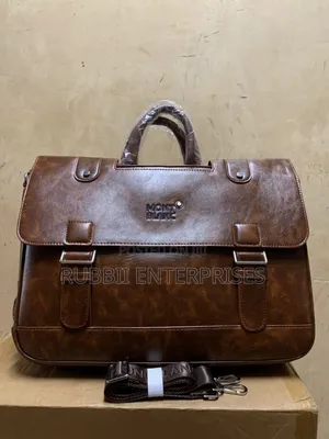 Business-Style Leather Briefcase