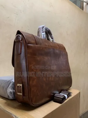 Business-Style Leather Briefcase