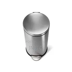Stainless Steel Waste Bin ( Pedal Dust Bin) - Silver