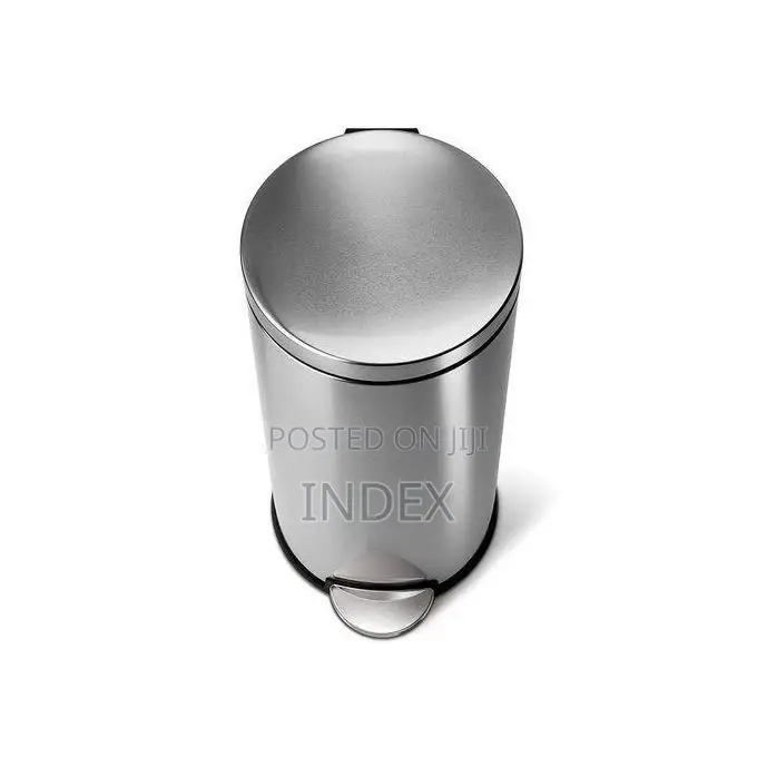 Stainless Steel Waste Bin ( Pedal Dust Bin) - Silver