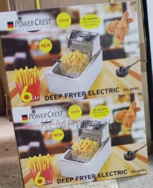 Power Crest 6-Liter Electric Deep Fryer, Model Pc-Df81.