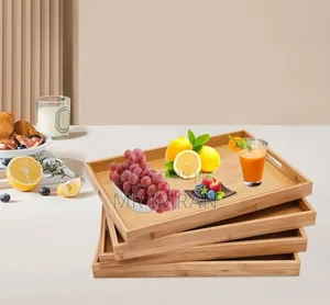 Rectangular Bamboo Serving Tray