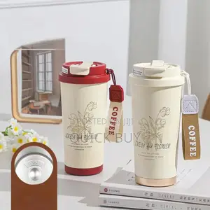 Stainless Steel Travel Mug With Temperature Display