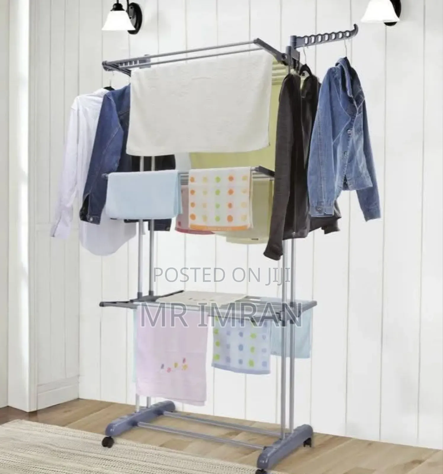 3-tier Foldable Clothing Rack