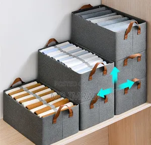 Foldable Fabric Storage Bins for Wardrobes