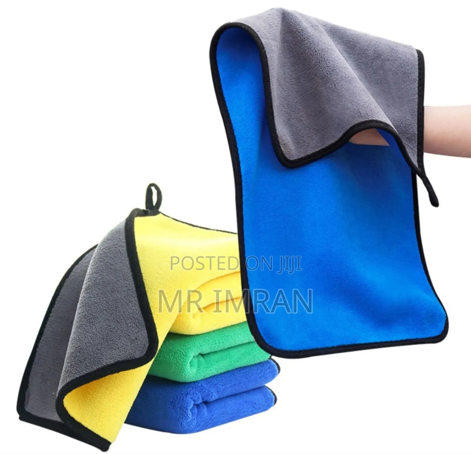 Set of 3PCs High-Density Microfiber Cleaning Towels