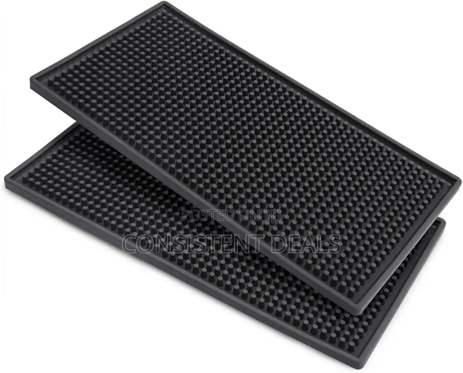 Pvc Bar Mats Rectangle Rubber Beer Bar Service Spill Cup Pads
