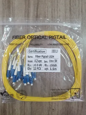 Fiber Patchcode Pigtail Lc/Upc 1.5m Sm