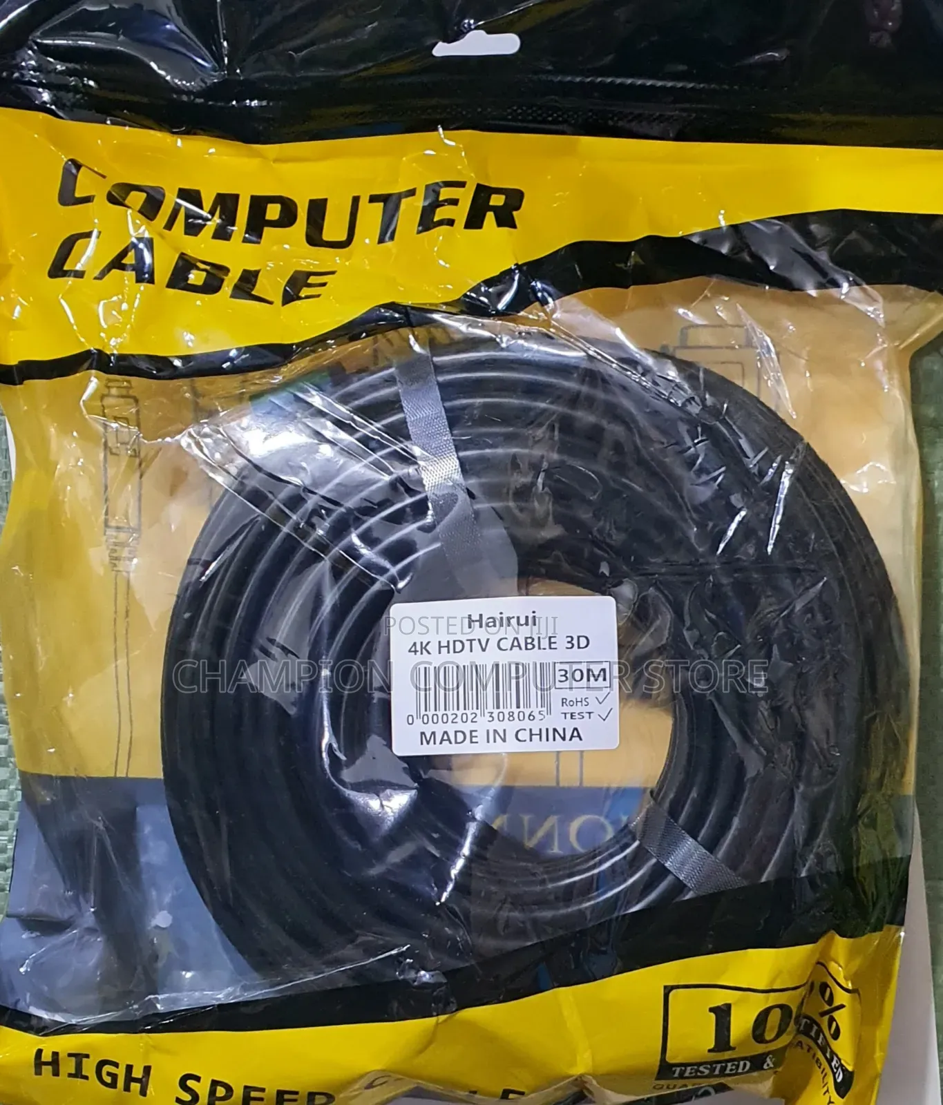 30m Metres 4k Hdmi Cable High-speed 3d/Hd 2.0 Supported | 3d