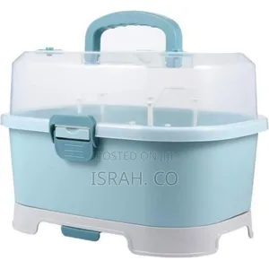 Portable Baby Bottle Drying Rack And Storage Container