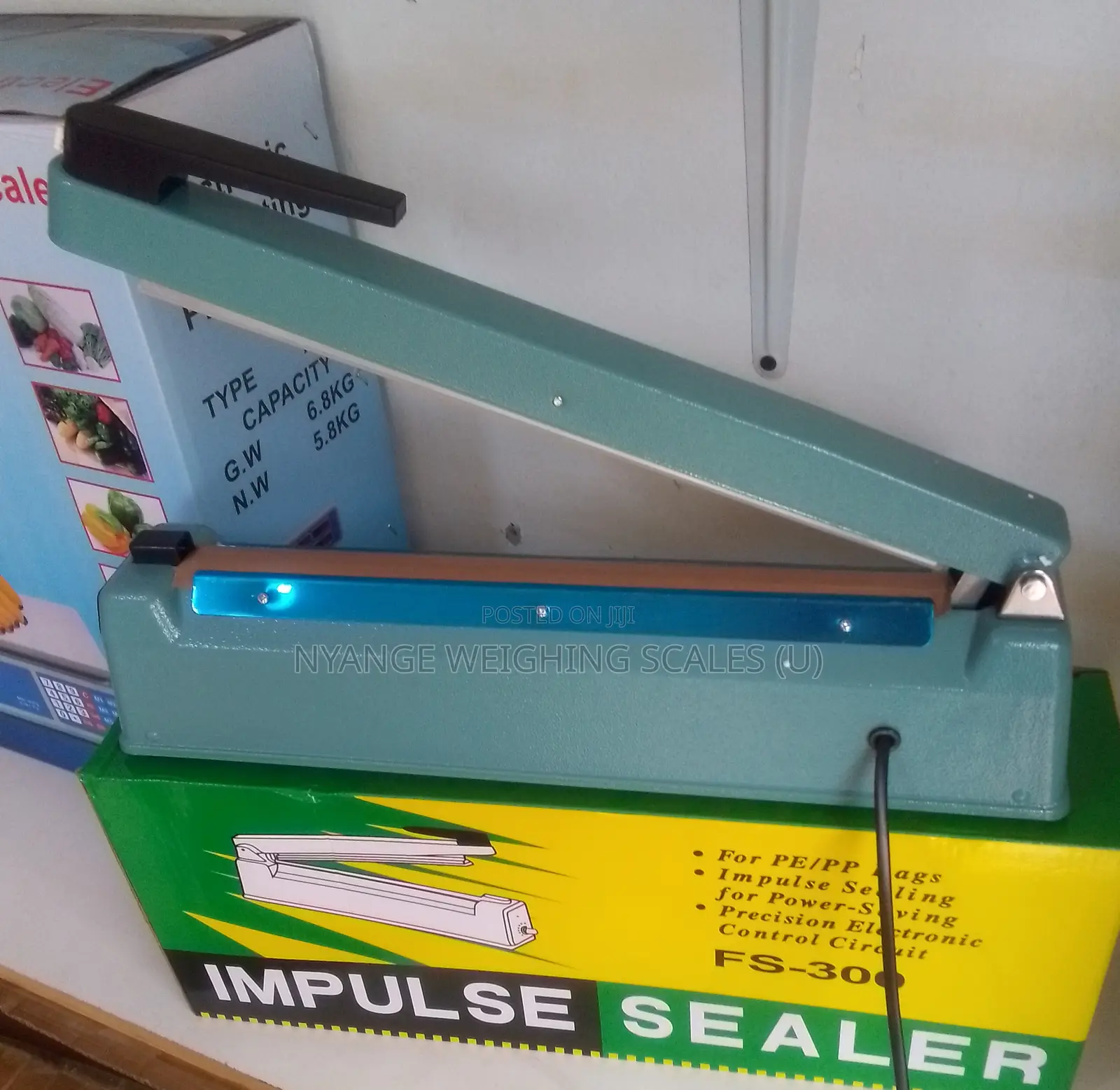300mm Plastic Bag Sealing Machine Portable Heart Impulse Sealer