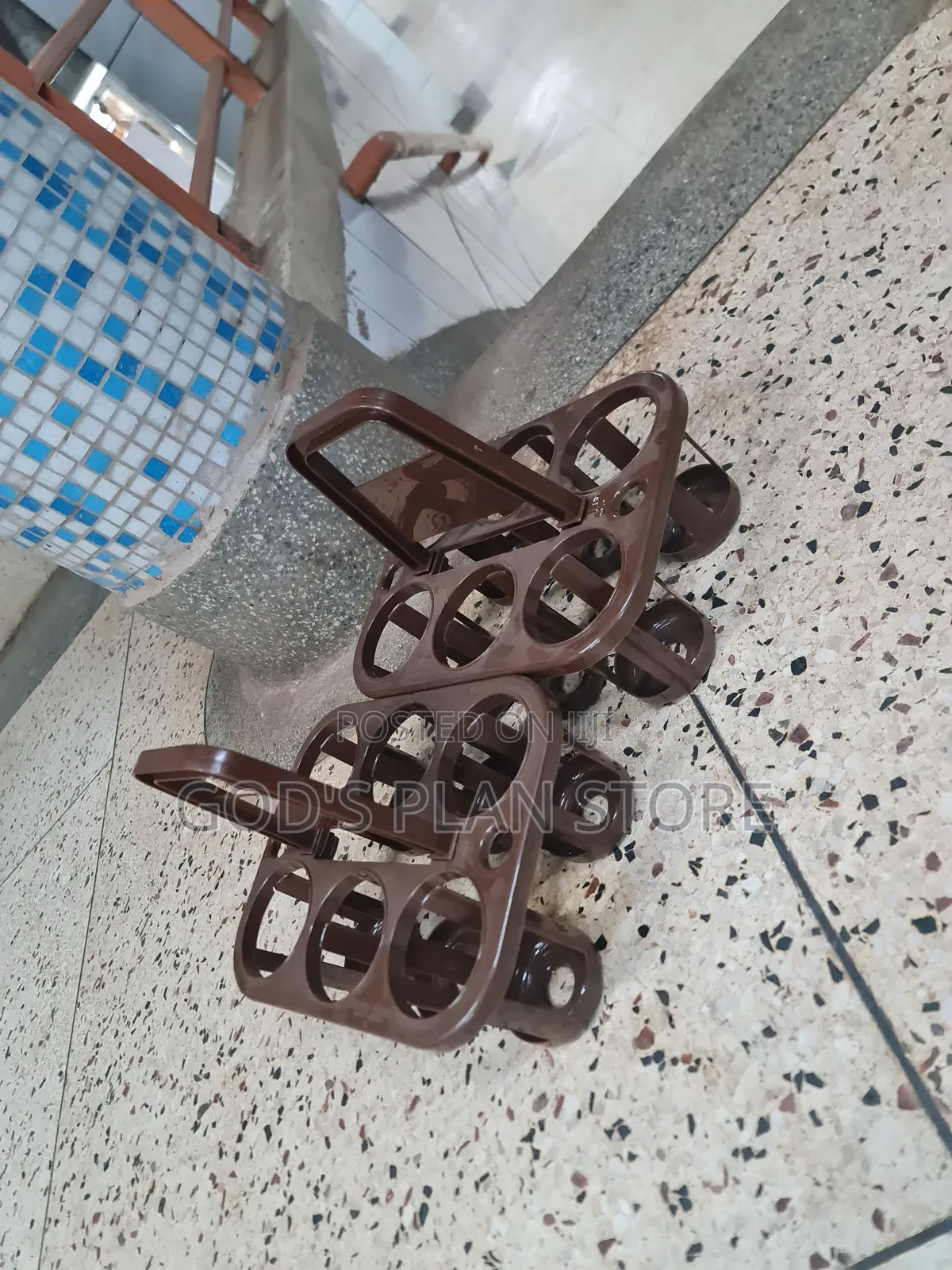 6 Tier Plastic Bottles Holders Plastic Water Bottles Holder