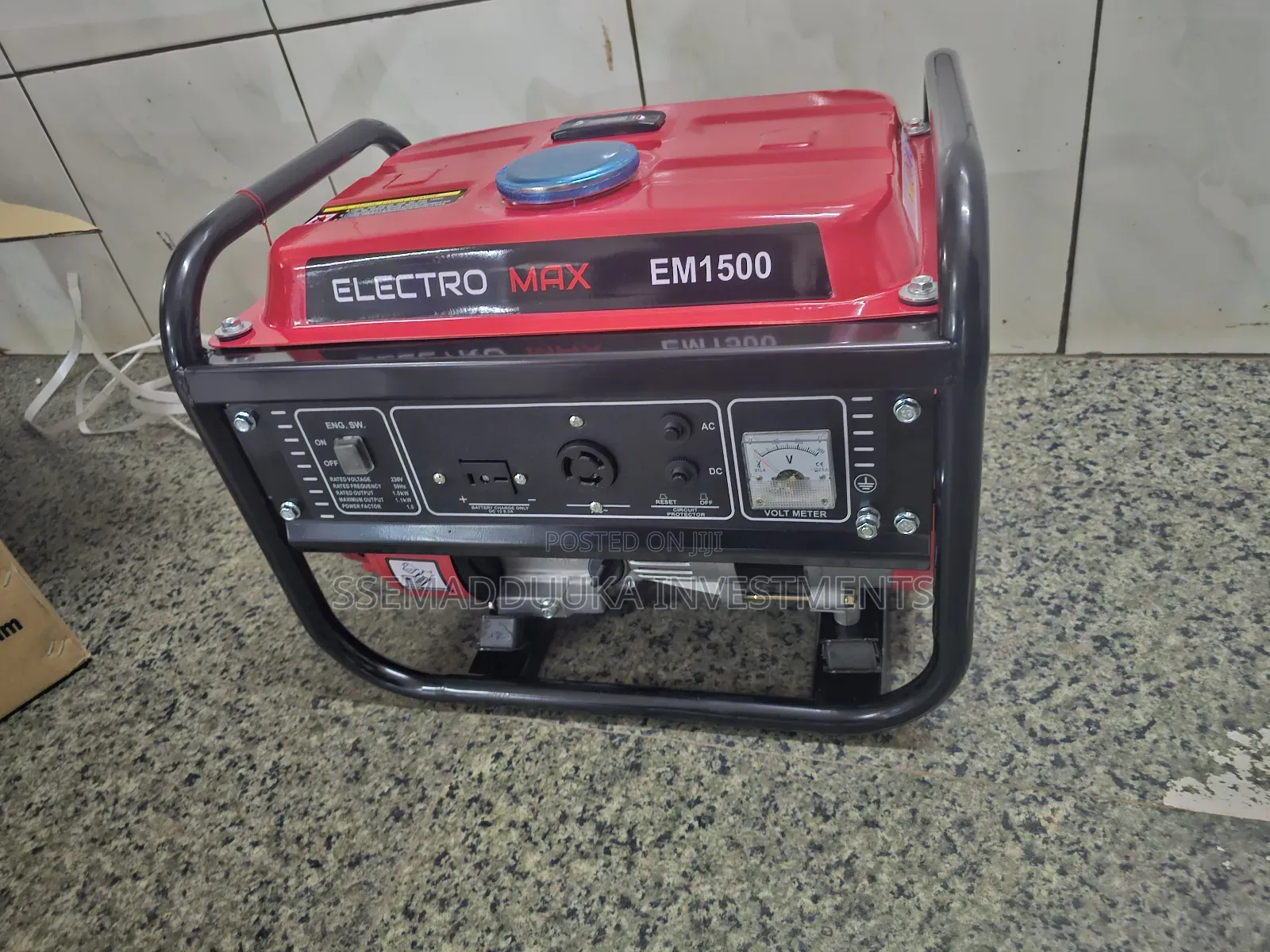 Electro Max Em 1500w Petro Generator