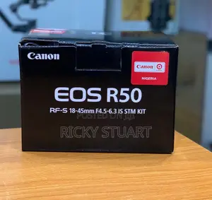 Canon Eos R50 Mirrorless Camera Rf-S18-45mm F4.5-6.3 Kit Lens