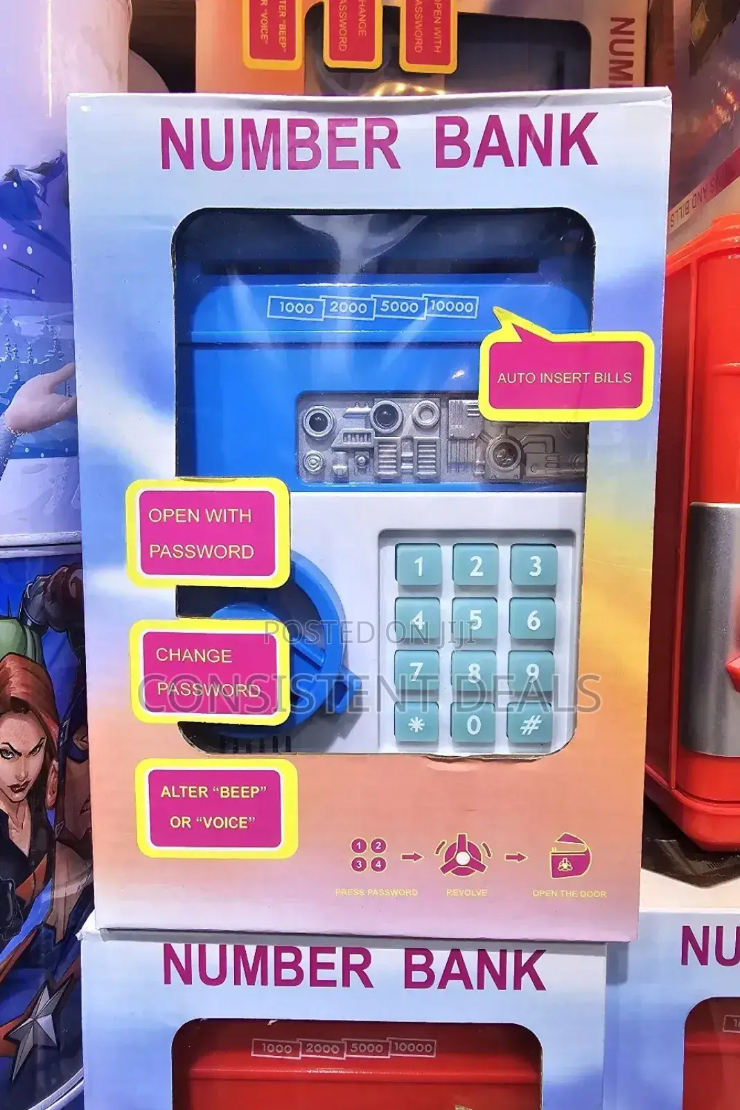 Kids Toy Electronic Piggy Bank Saving Box