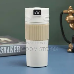 Temperature Displaying Travel Mug - Color May Vary