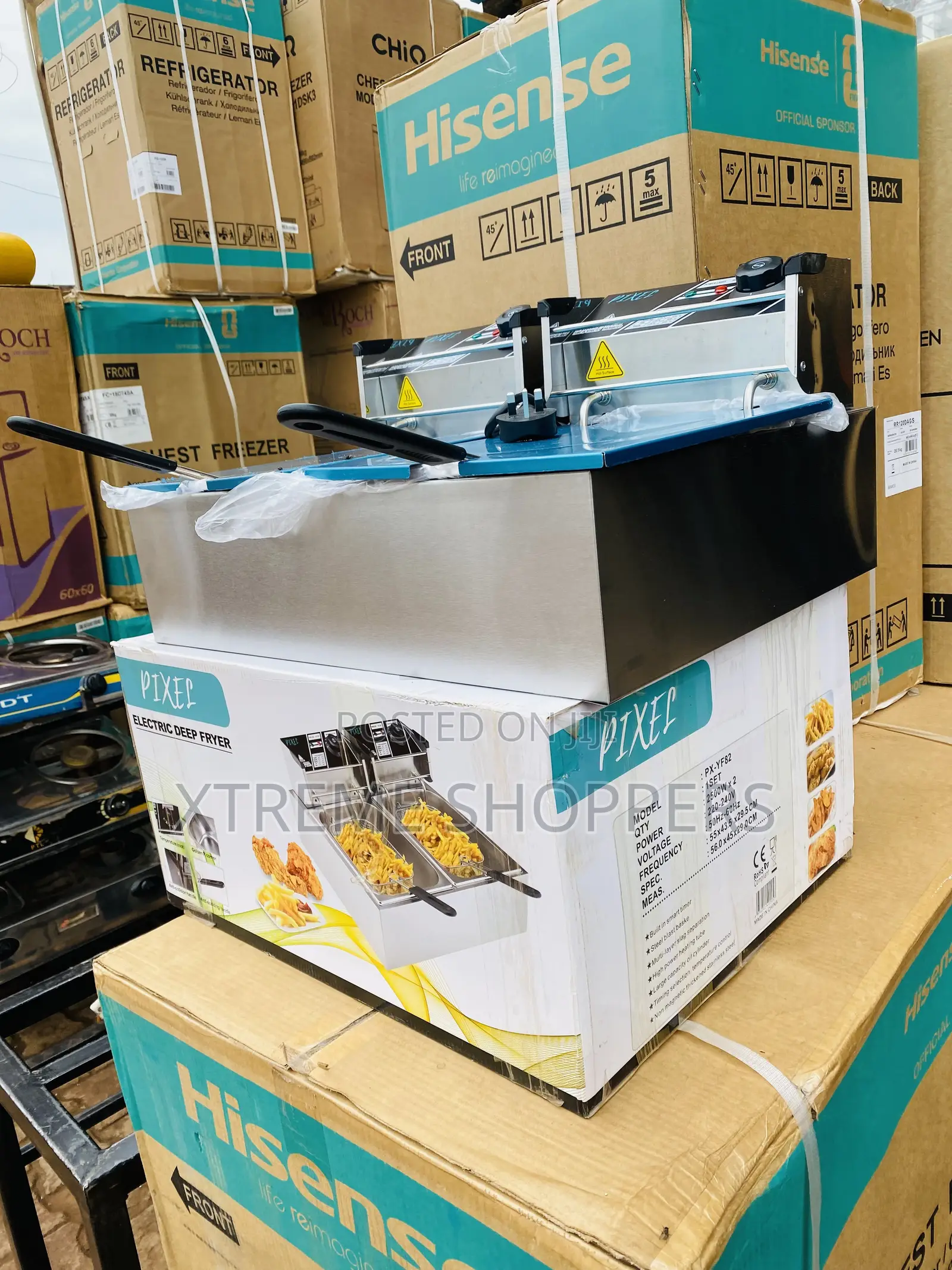 Supper Quality-double Deep Fryer /Pixle Type12liters
