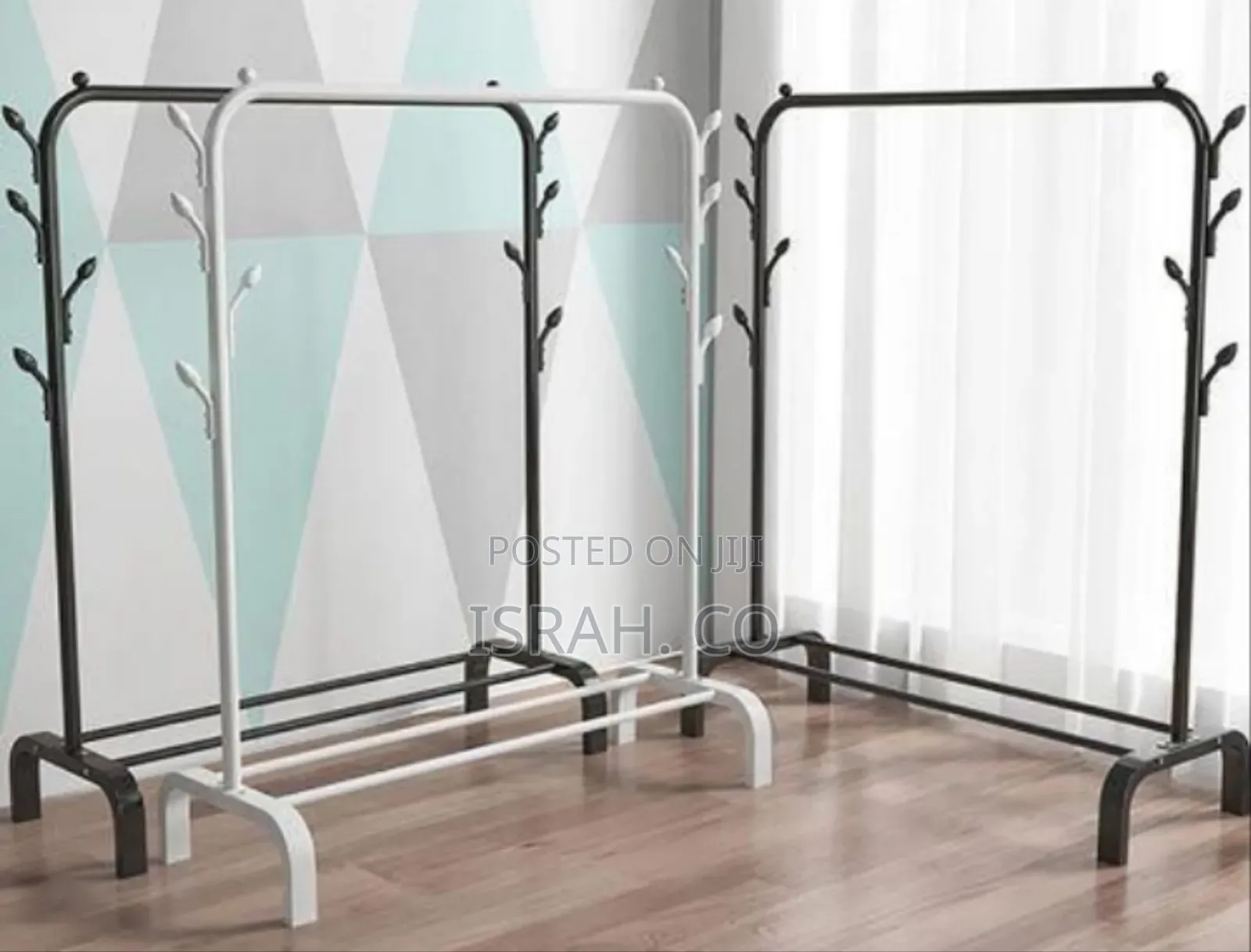 Minimalist Heavy-duty Garment Rack With Bottom Storage Shelf