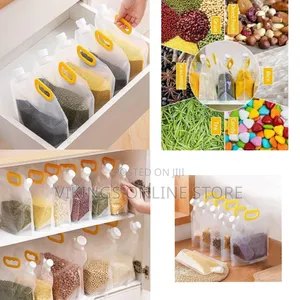 Multi-Purpose Portable Food Storage Pouch With Integrated Handle