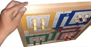 Hand Crafted Wooden Frame  Chess Board