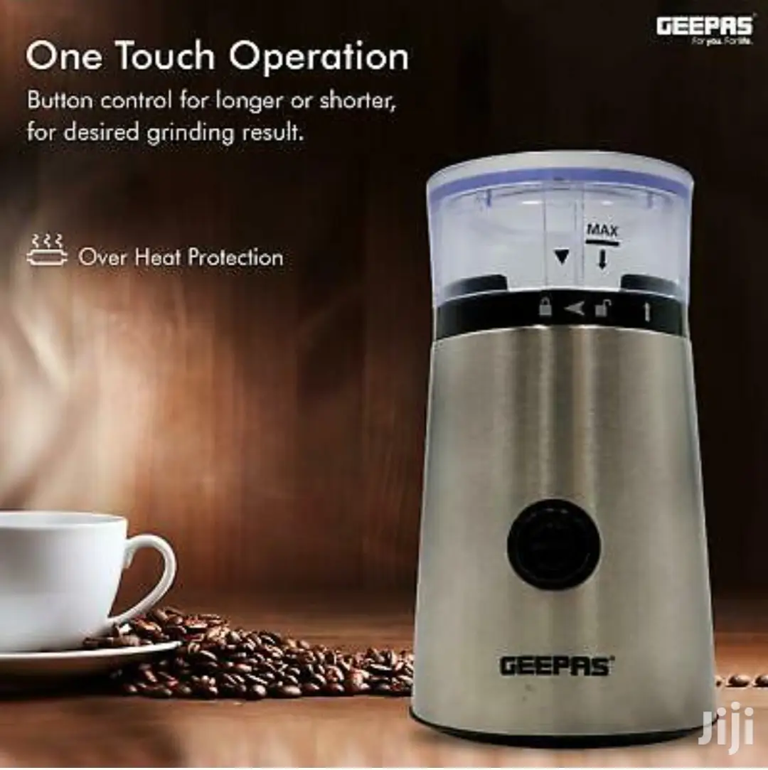 GEEPAS Electric Coffee Nuts Spice Grinder Machine 150W
