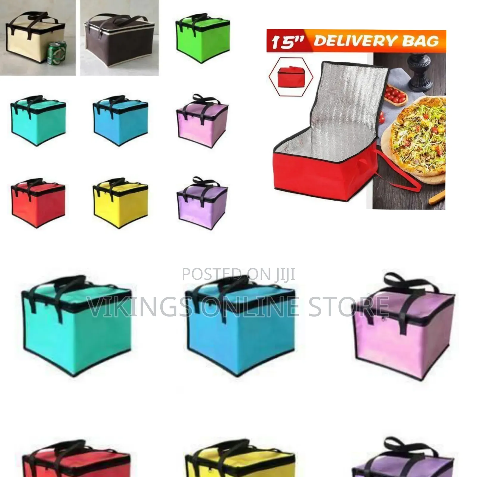 Insulated Cooler Bag - Multicolor
