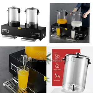 Dual Commercial Beverage Dispenser / Drink Heater - Multicolor