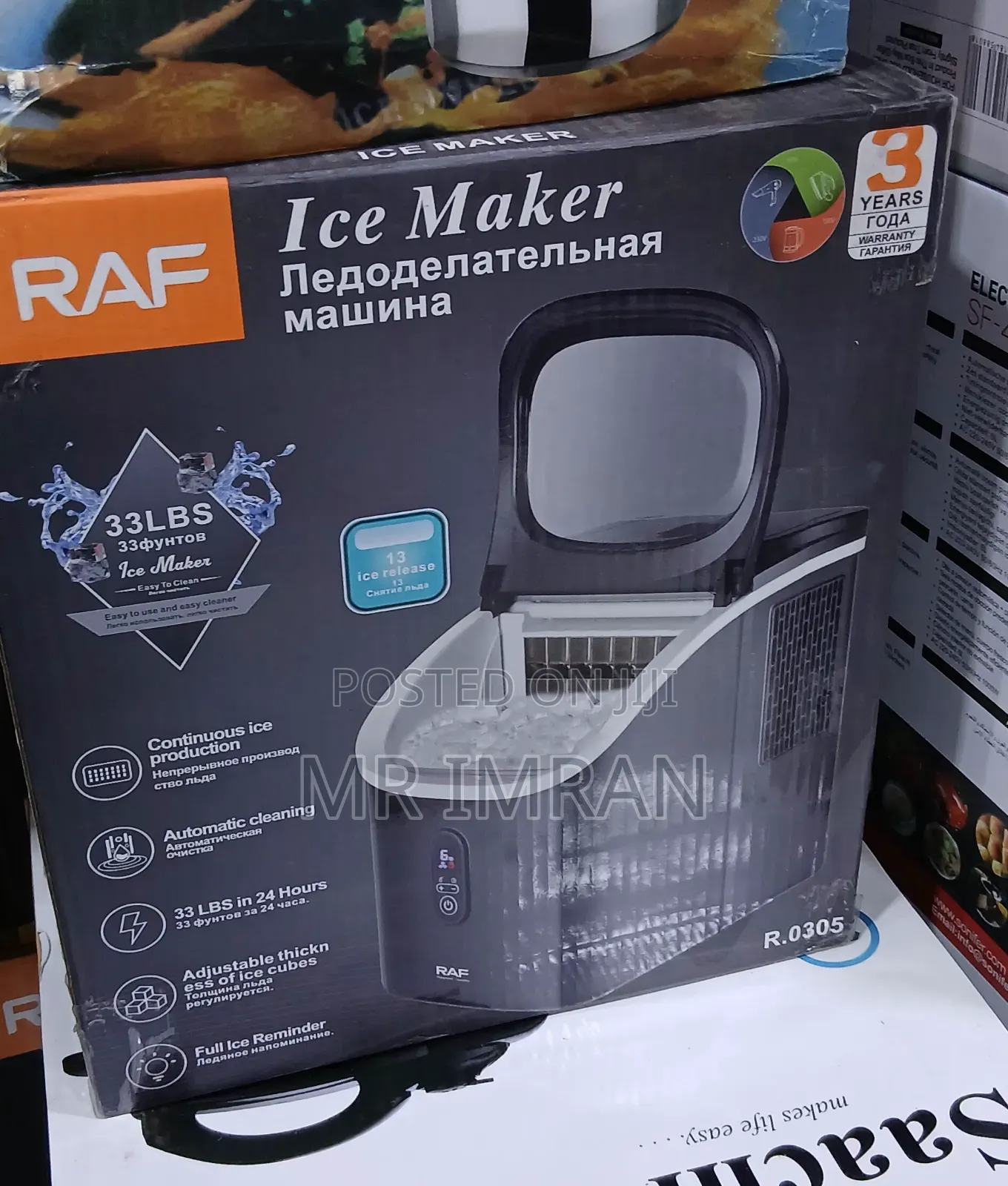 Portable Countertop Unit Raf Ice Maker