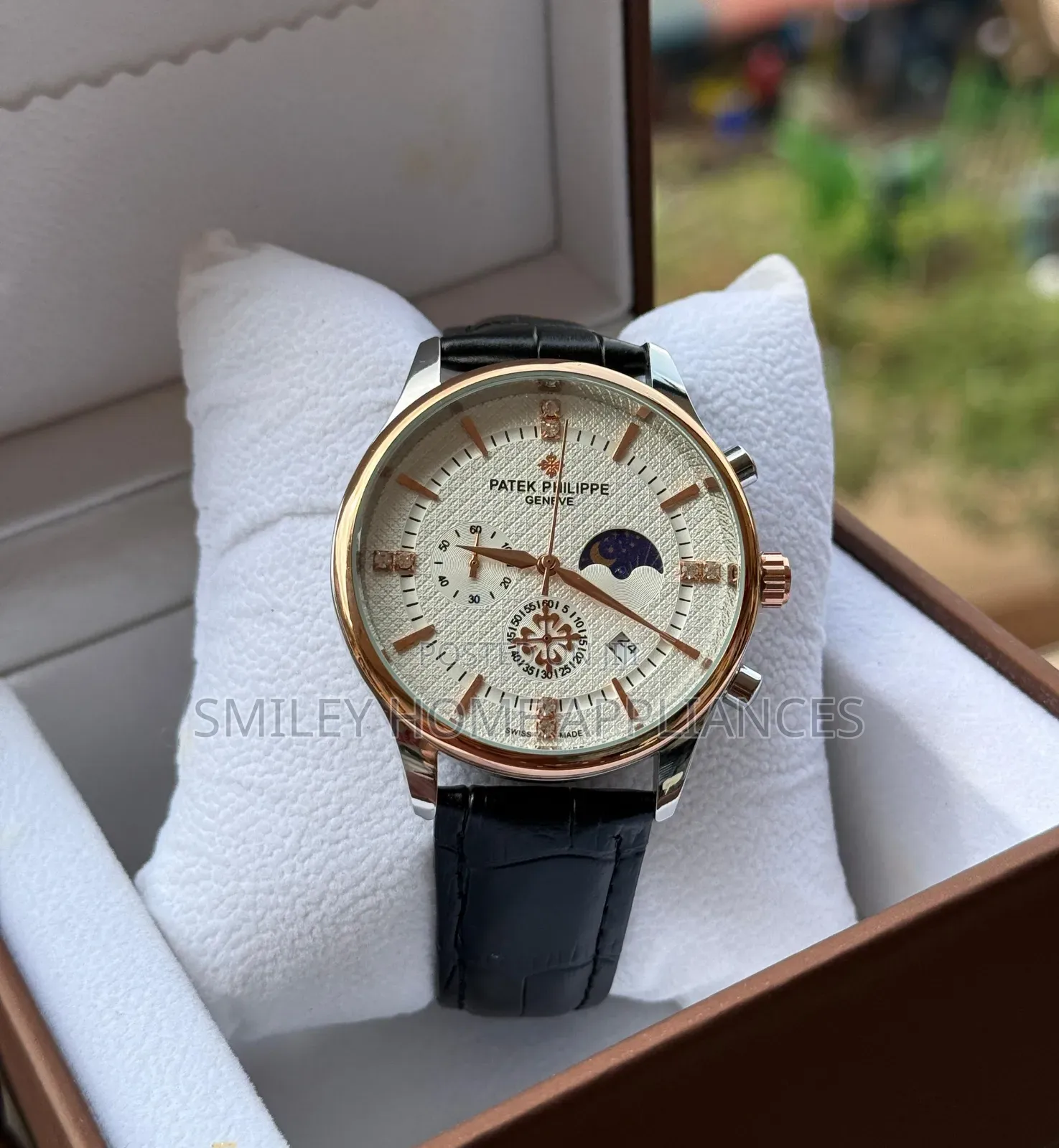 Black Face Men's Authentic Original Fancy Wrist Time Piece