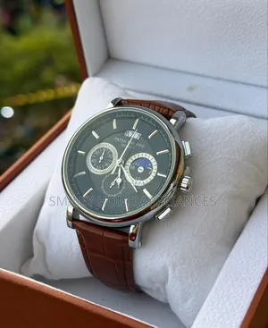Classic Men's Stylish Patek Phillipe Wrist Analog Time Piece
