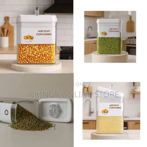 Premium Airtight Food Storage Container With Easy-Pour Lid, 2.8 Litres