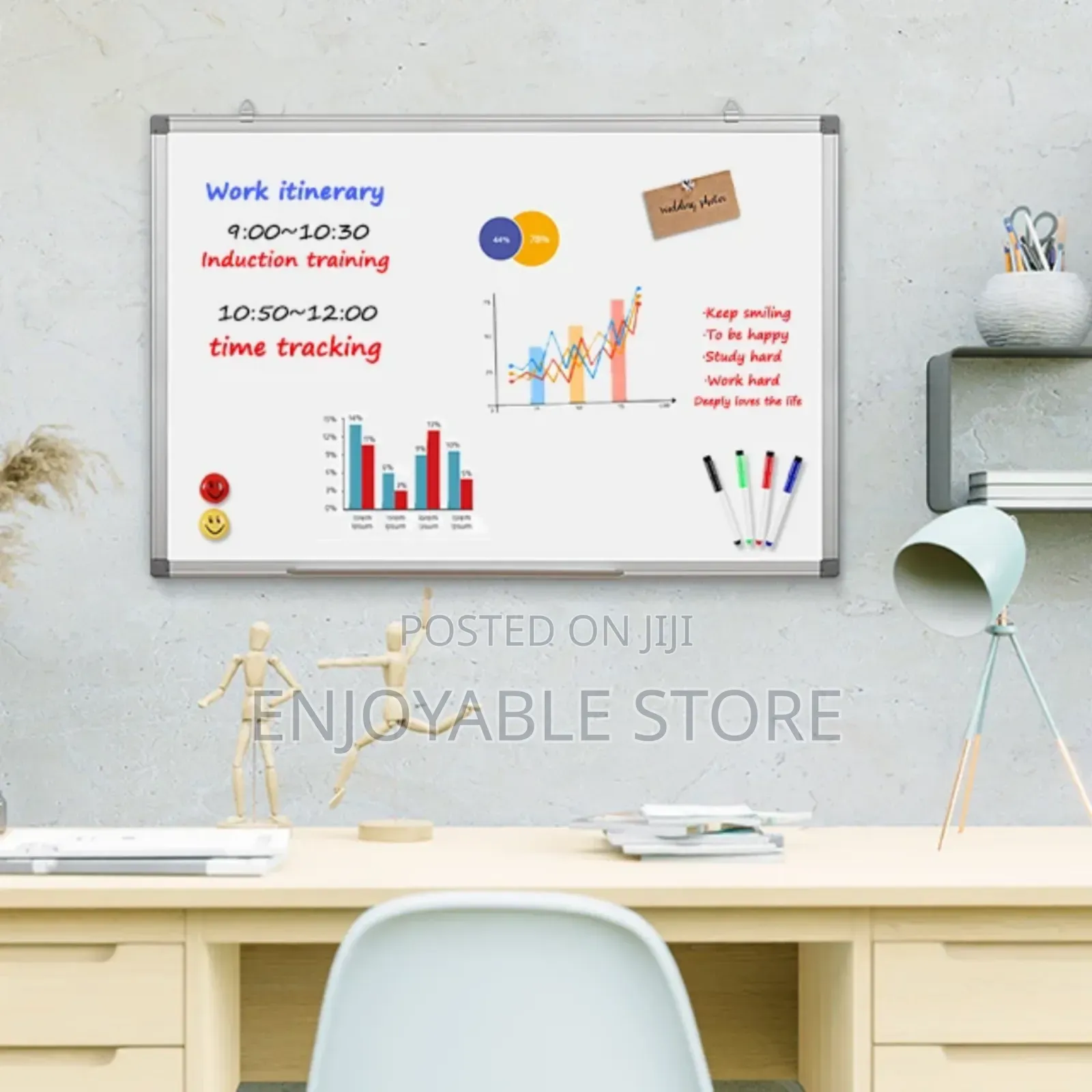 White Boards 60×90 With Marker and Duster