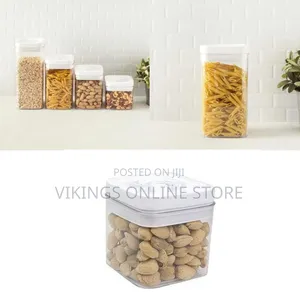 Airtight Modular Kitchen Food Storage Container Set (3.1l, 2,3l, 1.7l