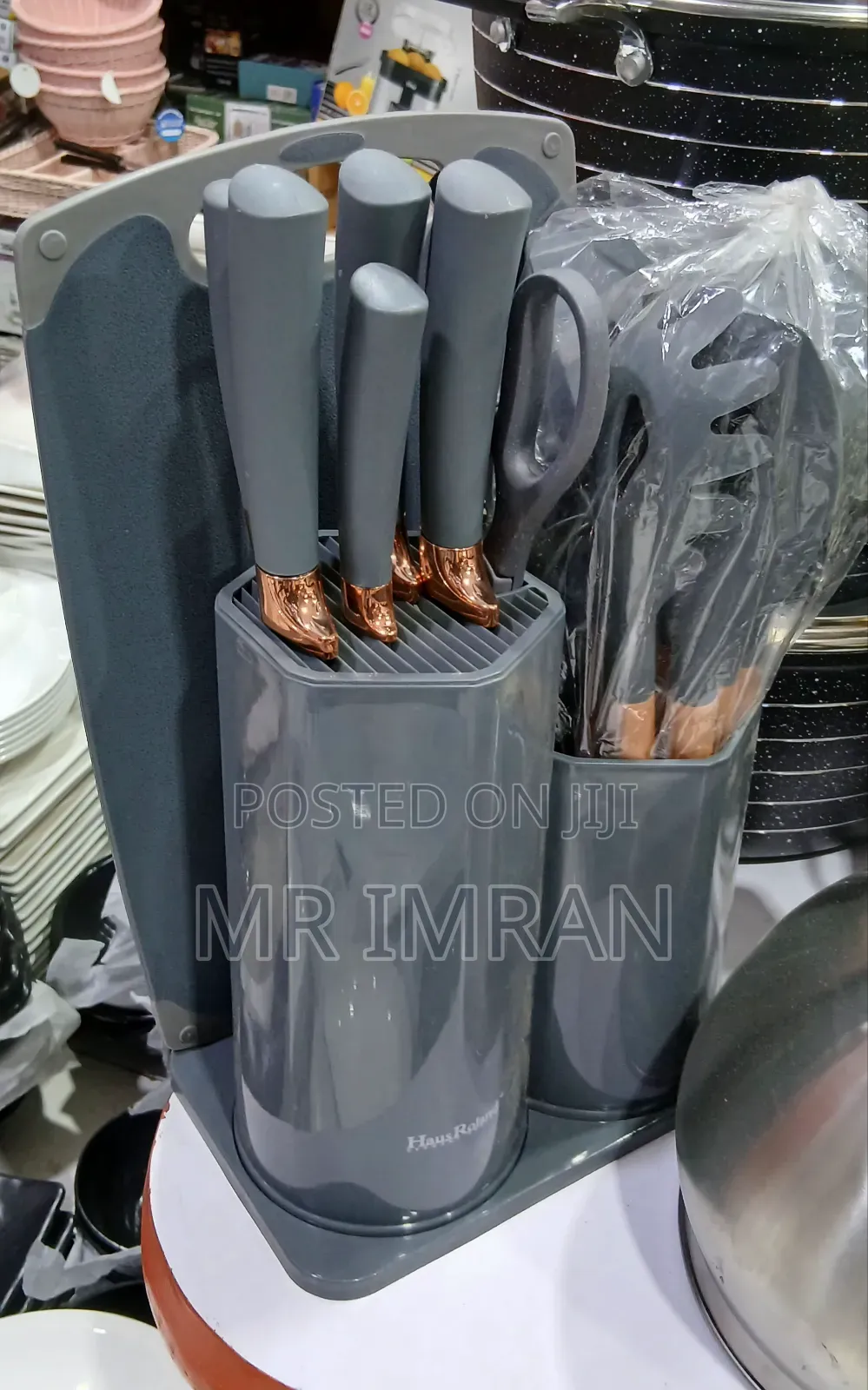 Stylish 19-Piece Kitchen Knife Set