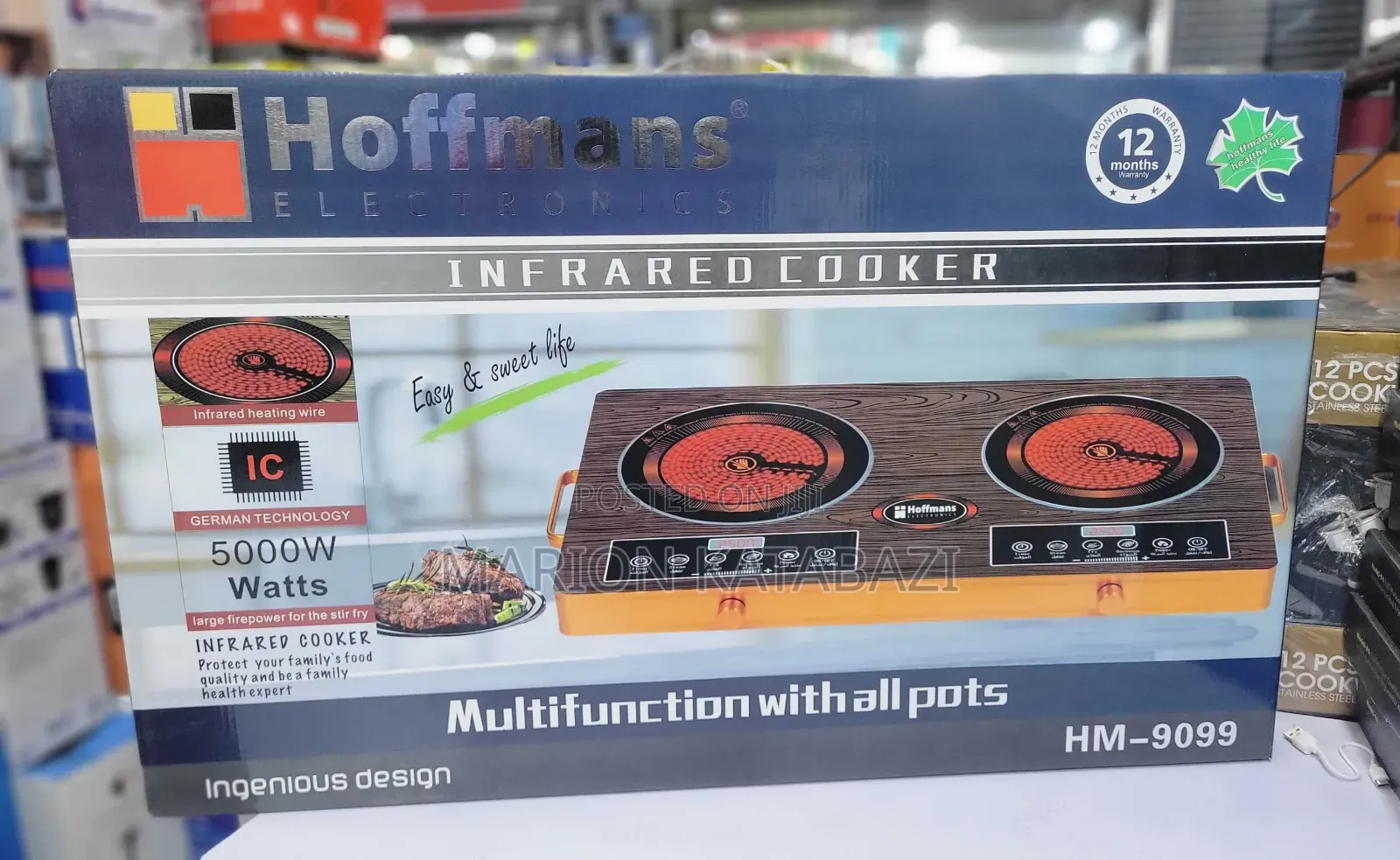 Infrared Cookers Available.