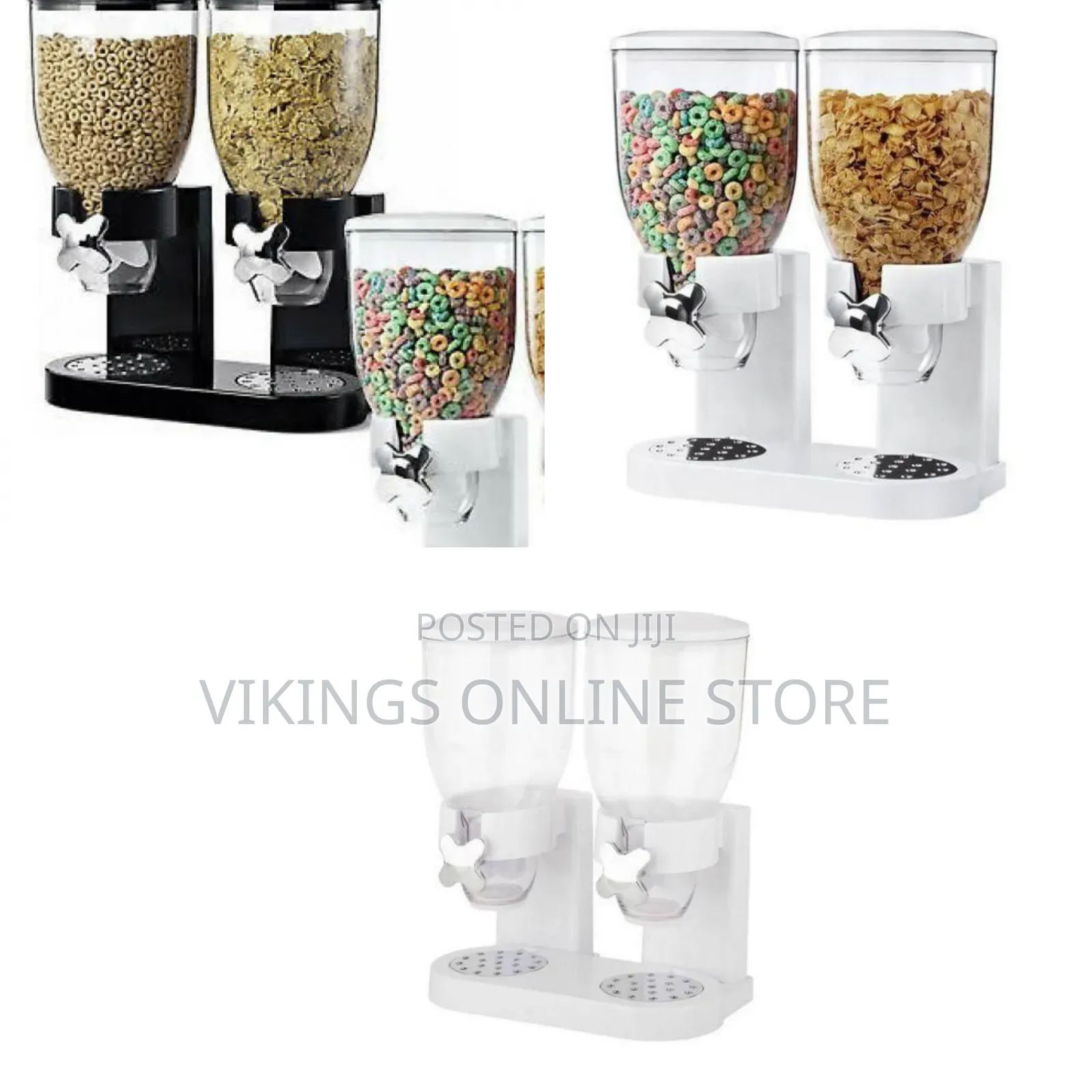 Dry Food Cereal Dispenser - Transparent