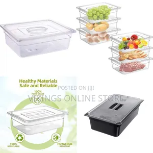 Durable Clear Food Storage Container With Lid - Clear