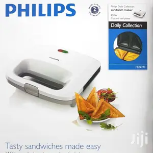 Philips Daily Collection Sandwich Maker 820W