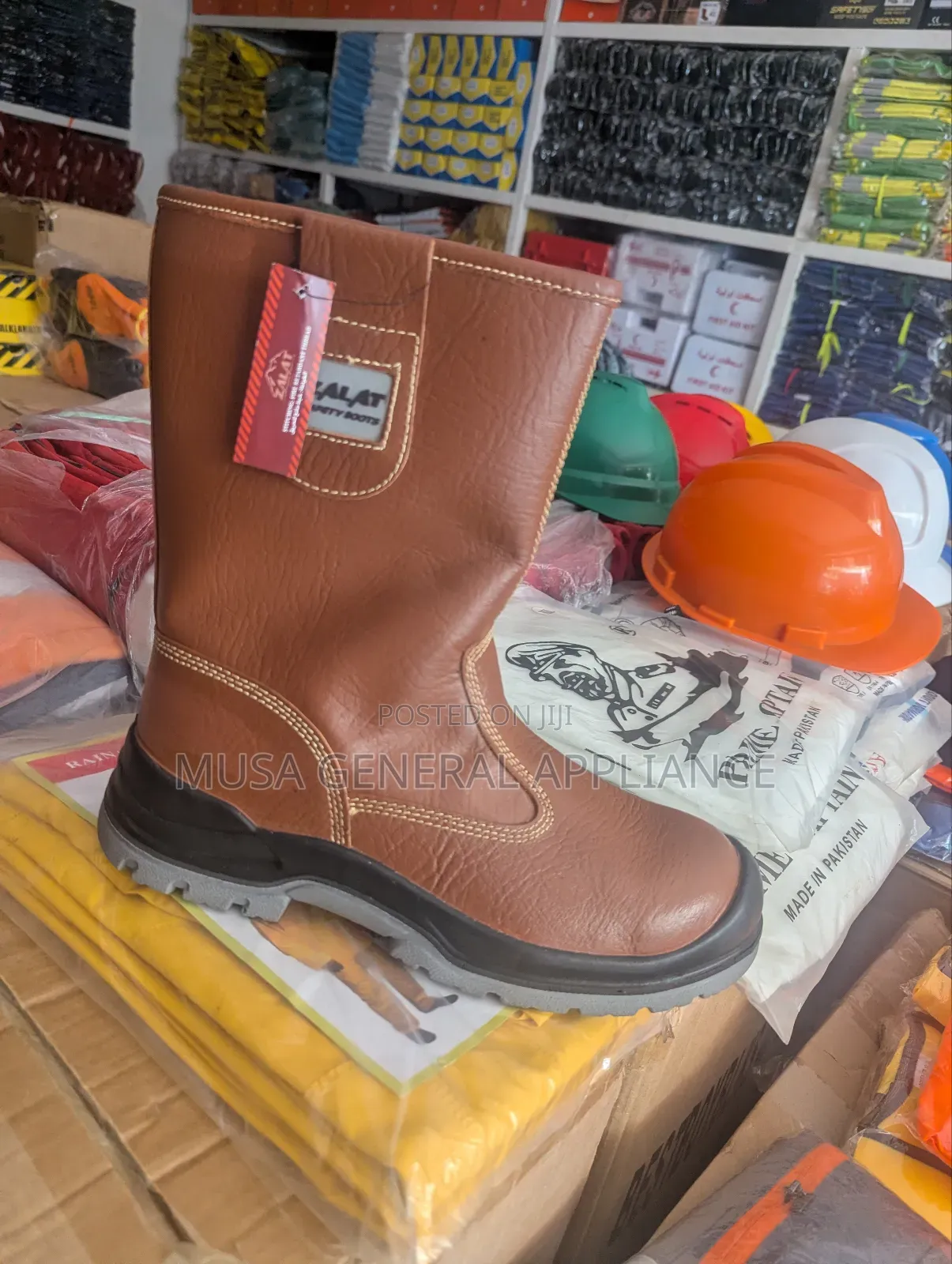 Texted Safety Shoes Heavy Duty
