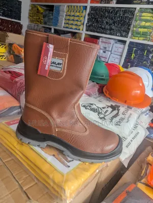 Texted Safety Shoes Heavy Duty