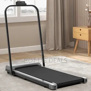 Electric Treadmill/Walking Pad For Domestic Use - Gray And Black