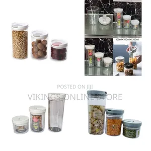 Modular Airtight Food Storage Canister Set - Clear
