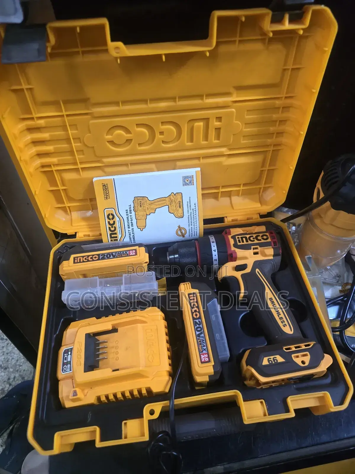 Compact Brushless Cordless Impact Drill