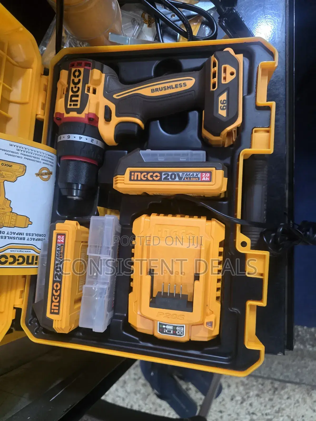 Compact Brushless Cordless Impact Drill